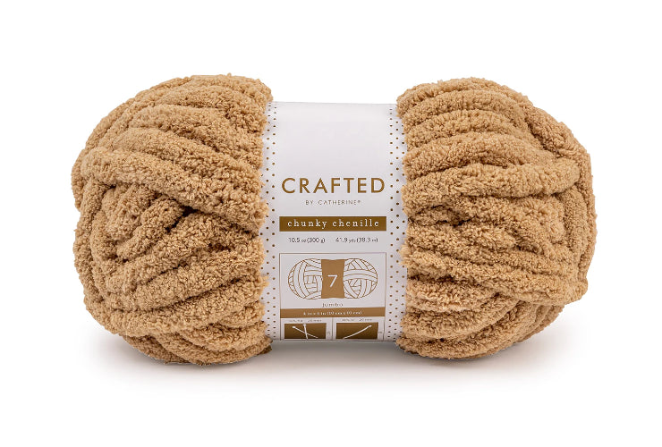 Crafted by Catherine Chunky Chenille Yarn, 100% Polyester, 41yd